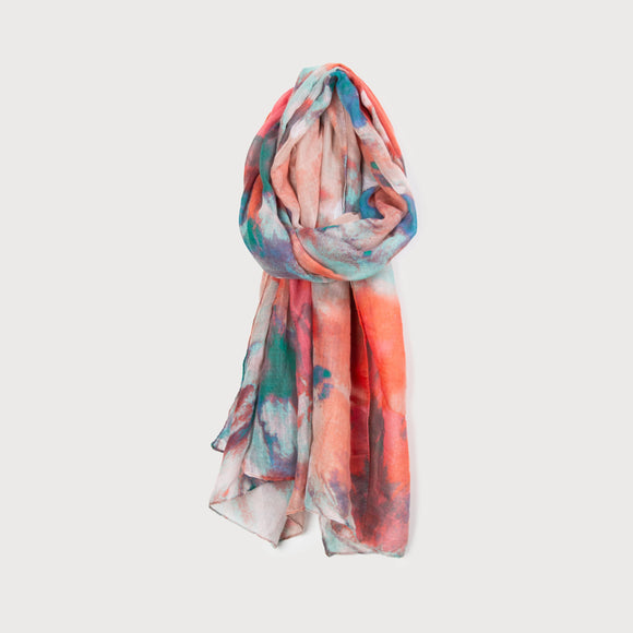 Caracol Scarf Abstract Print