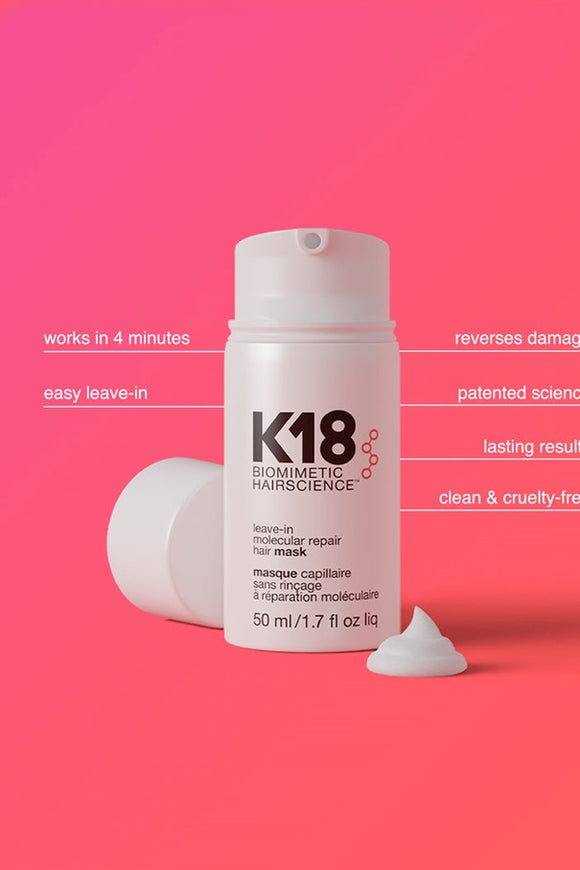 K18 Molecular Repair Hair Mask - 3 sizes