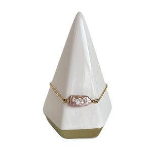 Motte;Jewelry Pink Pearl Bracelet