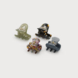 Caracol Small Hair Clips - 4 Pack - 2 colour combos