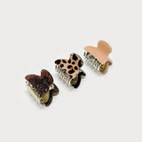 Caracol Small Hair Clips - 3 Pack - 2 colour combos