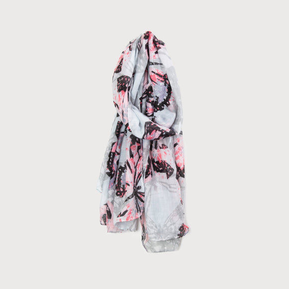Caracol Scarf Butterfly Print