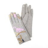 Caracol Gloves  - Pink and Grey Available