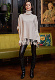 Angel Eye Cream Sweater w/ Fringe