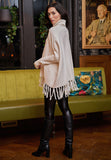 Angel Eye Cream Sweater w/ Fringe