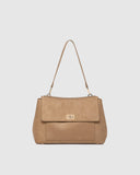 Louenhide Arden Suede Shoulder Bag in Honey