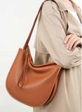 Armoir Fashion "Eva" Leather Purse in Cognac