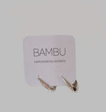 Bambu Olive Earrings