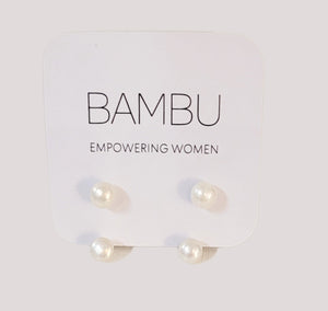 Bambu Pearl Ear Jackets