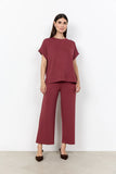 soyaconcept Banu 245 Top in Oxblood Red