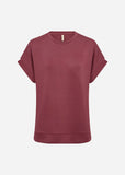 soyaconcept Banu 245 Top in Oxblood Red
