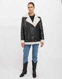 Brunette The Label Vegan Leather Jacket