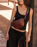 Louenhide Cassidy Belt Bag in Burgendy