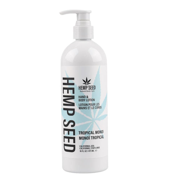Hemp Seed Hand & Body Lotion - Tropical Monoi
