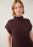 FDJ Ottoman Cap Sleeve Sweater