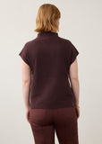 FDJ Ottoman Cap Sleeve Sweater