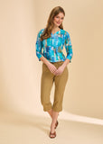 FDJ Christina Pintuck Capris in Henna