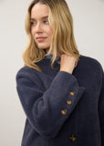 FDJ Collarless Knit Jacket
