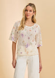FDJ Elbow Sleeve Knit Top