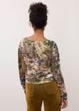 FDJ Patterned Lightweight Top