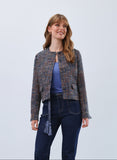 FDJ Tweed Collarless Jacket