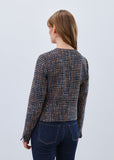 FDJ Tweed Collarless Jacket