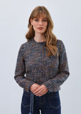 FDJ Tweed Collarless Jacket