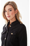 FDJ Vintage Crop Jacket in Olive