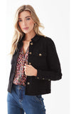 FDJ Vintage Crop Jacket in Olive