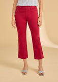 FDJ Bootcut Crop in Red