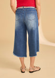 FDJ High Low Crop Jean