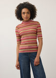 FDJ Short Sleeve Knit Top