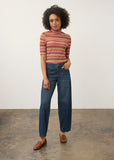 FDJ Short Sleeve Knit Top