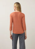 FDJ 3/4 Sleeve V-Neck Top