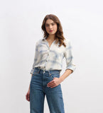 Hatley Lila Plaid Top