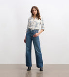 Hatley Lila Plaid Top