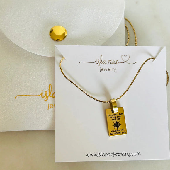 Isla Rae Jewelry Heart to the Sun Necklace