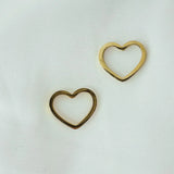 Isla Rae Jewelry Everyday Hoop with Hollow Heart