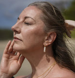 Isla Rae Jewelry Ariel Pearl Hoops