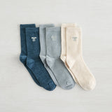 Lemon 3 pack Velvet Crew Socks - 2 options