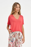 M made in Italy Knit Top in Sunset