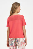 M made in Italy Knit Top in Sunset