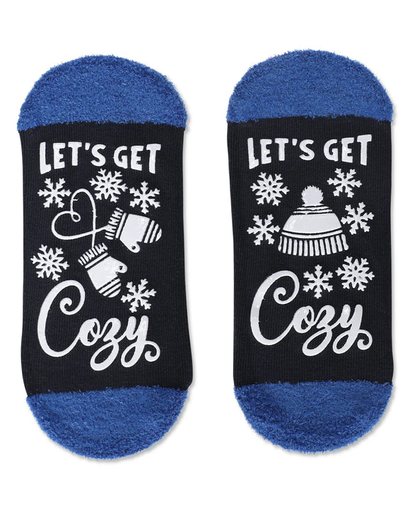 MeMoi Low Cut Non Skid Socks - Lets Get Cozy