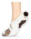 MeMoi Plush Lined Puppy Slippers