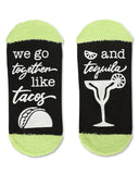 MeMoi Low Cut Non-Skid Socks - Tacos & Tequila