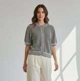 Peppercorn Makita Stripe Cardi