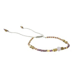 Renassance Adjustable Beaded Bracelet - multiple colours