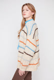 Renuar Stripe Knit Cardigan