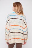 Renuar Stripe Knit Cardigan