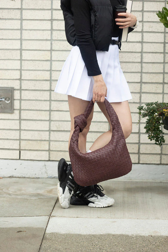 Risa Zar Woven Handbag (available in black only)